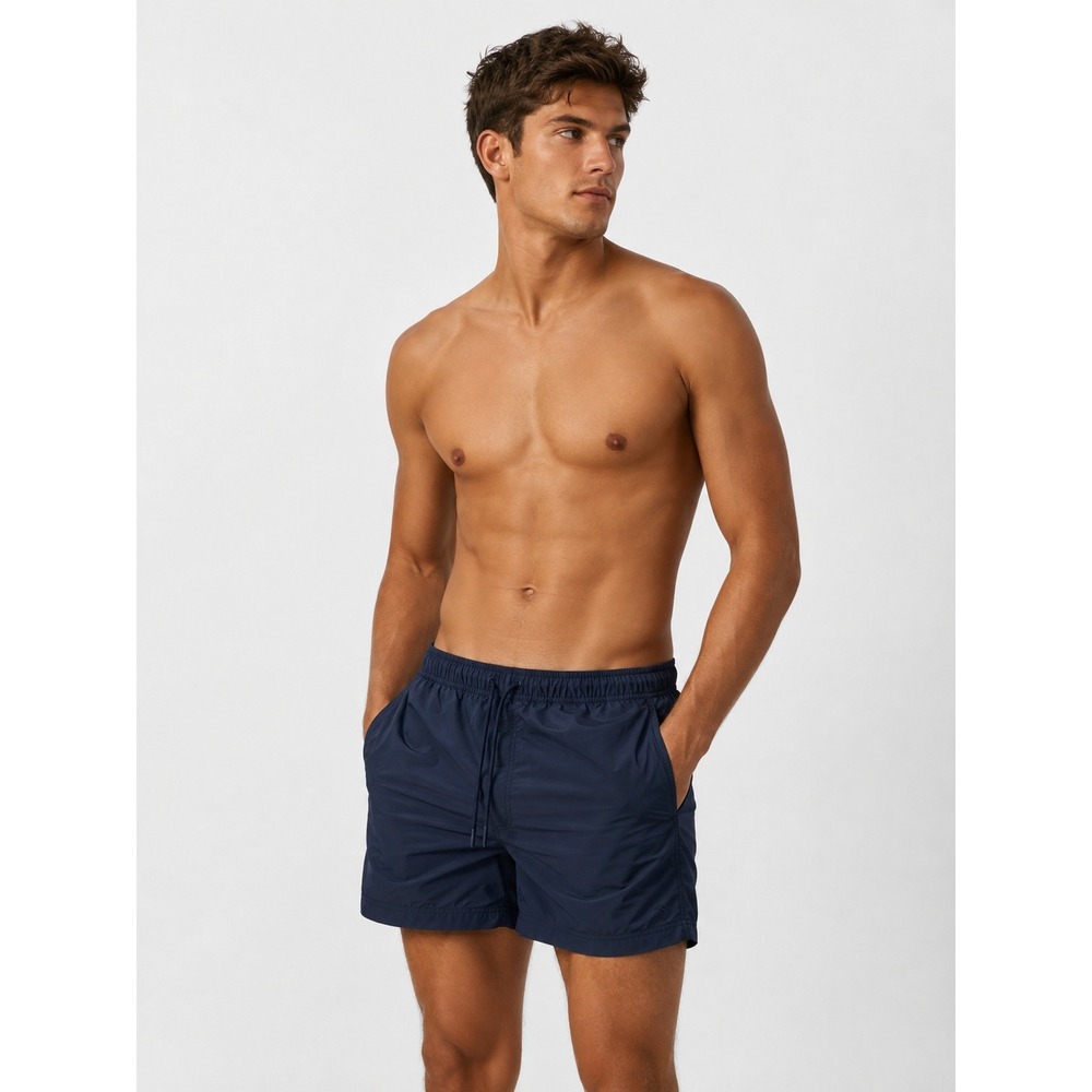 Todd Snyder Navy Blue 5 Inch Inseam Mesh Lined Swim Trunks Size M